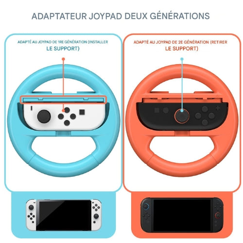 BoostGear – Poignées pour contrôleur Joy-Con Switch 2 (Pack 2 pièces)