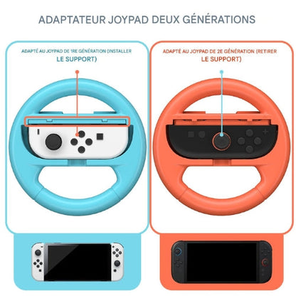 BoostGear – Poignées pour contrôleur Joy-Con Switch 2 (Pack 2 pièces)