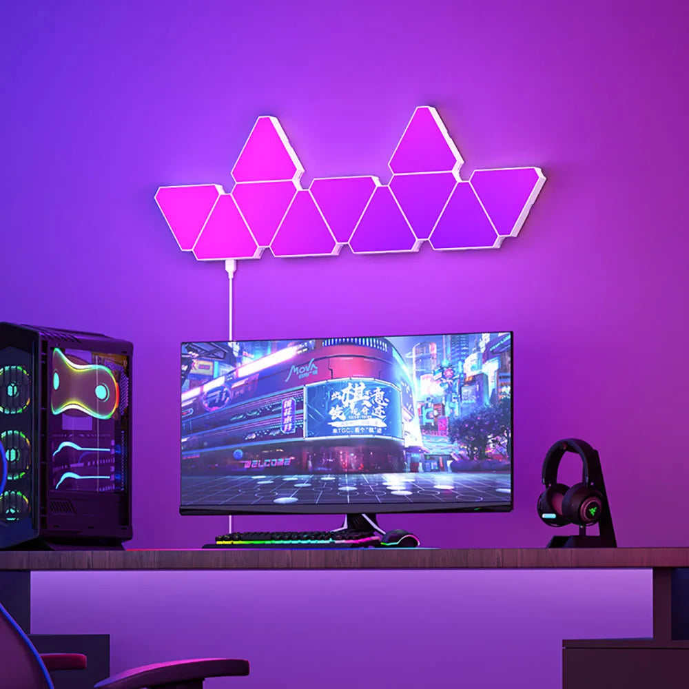 BoostGear - LED triangulaire RGB pack 3/6/10 pièces